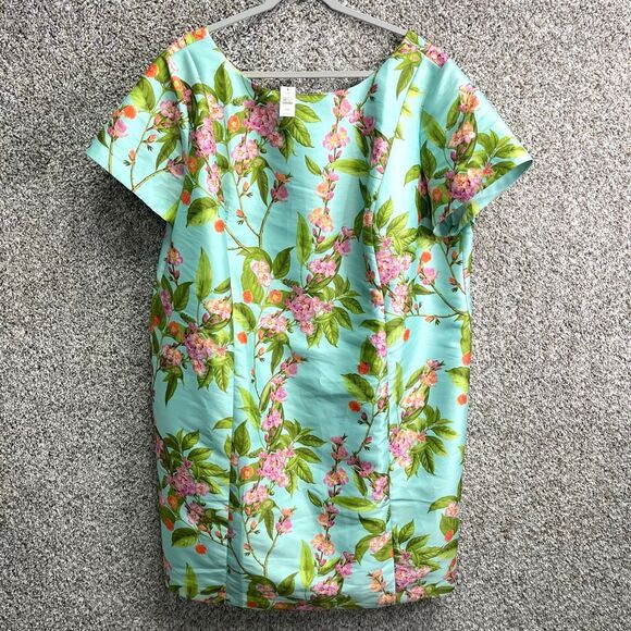 Talbots Dresses & Skirts - Talbots Dress Women’s 22W Botanical Floral Print Short Cap Sleeve Sheath‎ NWT